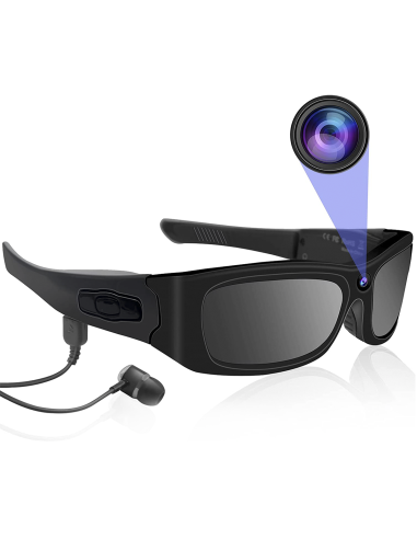 Gafas de sol Bluetooth con cámara polarizada grabación de fotos o video 4K