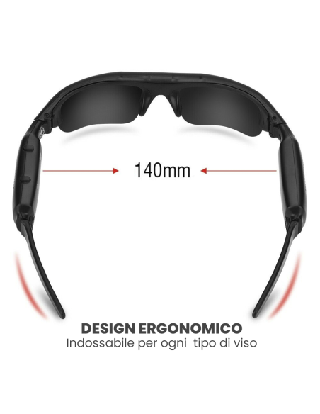 Gafas de sol Bluetooth con cámara polarizada grabación de fotos o video 4K