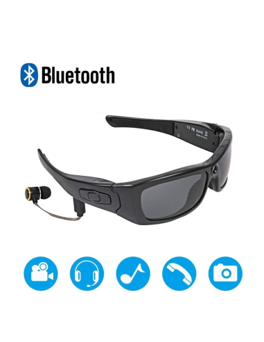 Gafas de sol Bluetooth con cámara polarizada...