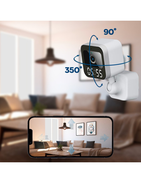 Q-SX909 Cámara panorámica inalámbrica para grabación 4K-HD Control remoto