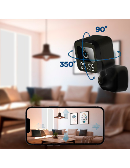 Q-SX909 Cámara panorámica inalámbrica para grabación 4K-HD Control remoto