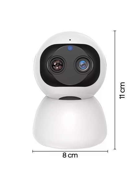 Cámara inteligente Q-S2099 Wi-Fi 10X Zoom con reconocimiento facial