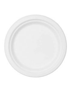 Pack 100 Platos de papel 23cm desechables Biodegradables... 2
