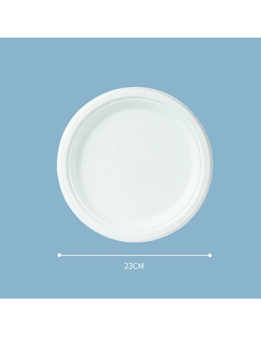 Pack 200 Platos de papel 23cm desechables...