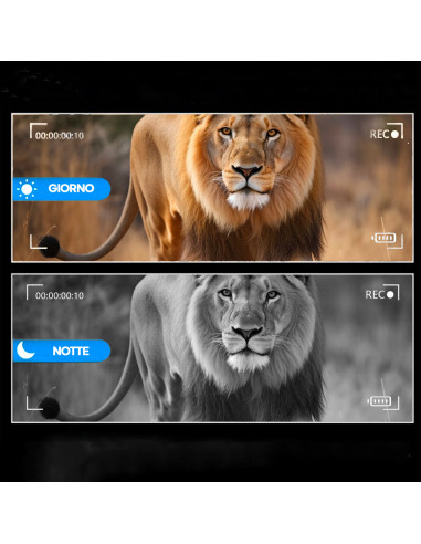 Prismáticos pantalla 3" visión nocturna zoom...