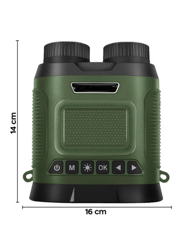 Prismáticos pantalla 3" visión nocturna zoom...