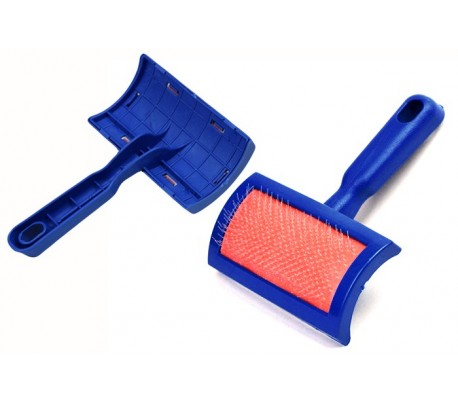 Cepillo para perros y gatos (8 x 14 cm) con mango de plástico y pequeñas púas 19418-04 