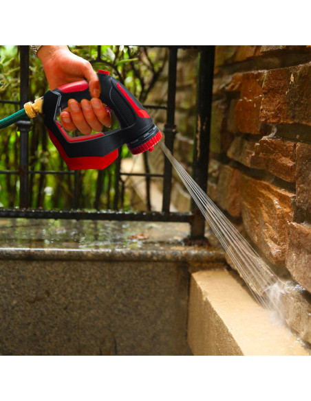 Manguera con boquilla depósito De Jabón 200ml Pulverizador 8 Chorros De Agua