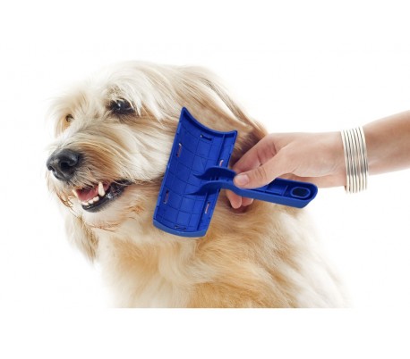 Cepillo para perros y gatos (8 x 14 cm) con mango de plástico y pequeñas púas 19418-04 