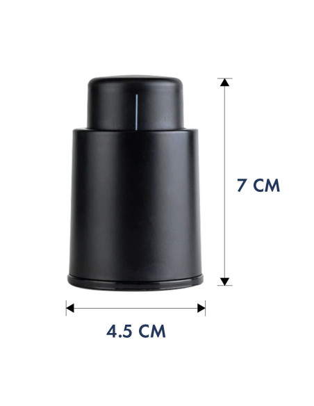 Tapón de vino sistema de vacío Reutilizable Wine Saver con registro de fecha