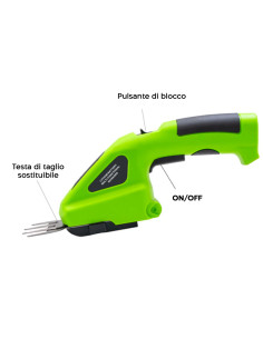Cortasetos Tijeras de poda eléctricas Batería recargable... 2