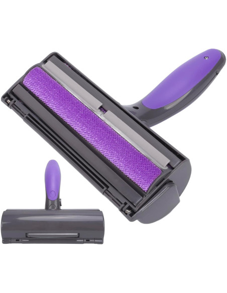 Cepillo rodillo para eliminar pelo de mascota vibración inalámbrica reutilizable