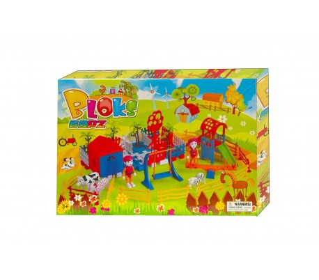 Juego de construcción con motivo de GRANJA (69 piezas) incluye 2 personajes 368920