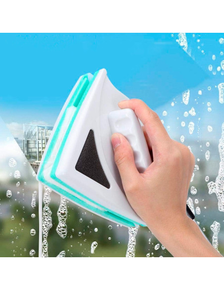 Limpiador ventanas magnético con imán doble cara para ventanas de vidrio