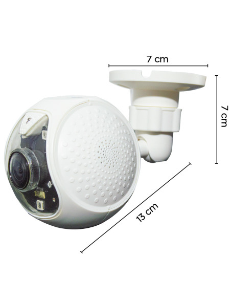 Cámara IP Wi-Fi Full HD con función de sirena y con aplicación