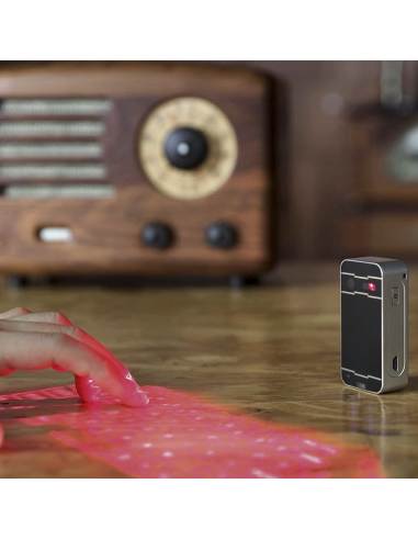 Mini teclado virtual Proyector Teclas Qwerty...