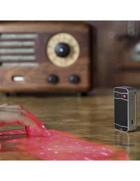 Mini teclado virtual Proyector Teclas Qwerty Recargable Bluetooth Inalámbrico