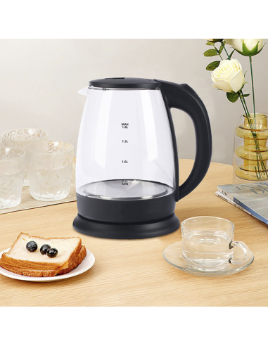 Hervidor Eléctrico en Vidrio Borosilicato 1500W...