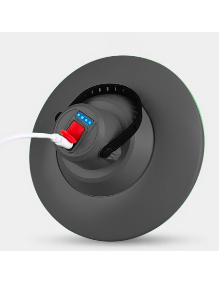 Lámpara Camping Luz Amarilla 3 Tipos de Brillo Portátil USB Recargable