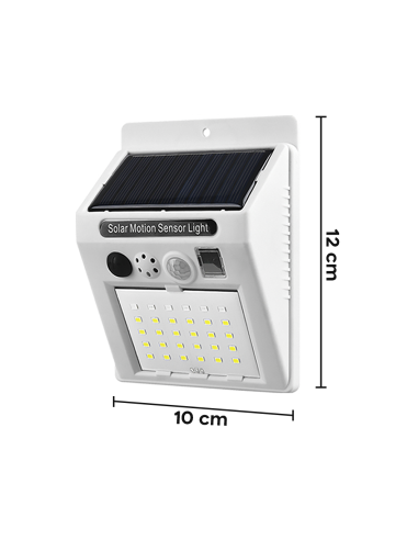 Lámpara solar con alarma de sensor de...