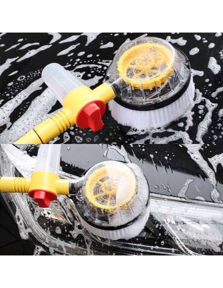 Cepillo giratorio de alta presión para lavado de lunascoche con depósito jabón