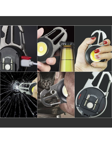 Mini linterna LED multiusos portátil y...