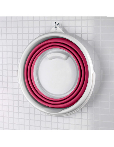 Cubo plegable silicona capacidad 10L portátil...