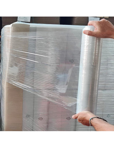 Pack 3 pz retráctil transparente elástico...