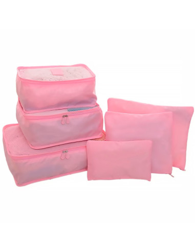 Set 6 bolsas organizadoras viaje impermeable...