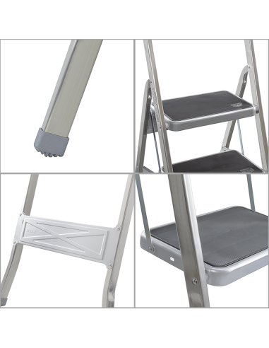 Escalera Aluminio 3 Peldaños SCAB 132cm art.760...