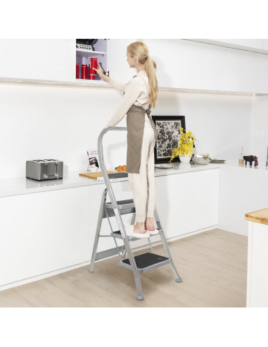 Escalera Aluminio 3 Peldaños SCAB 132cm art.760...