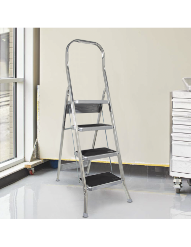 Escalera Aluminio 4 Peldaños SCAB 157cm art.761...