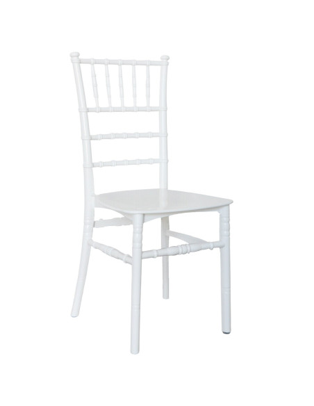 Pack 6 sillas Chiavari blancas silla vintage para catering o casa diseño clásico