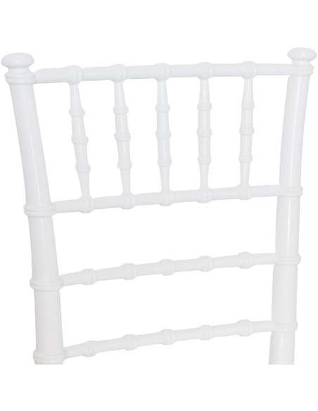 Pack 6 sillas Chiavari blancas silla vintage para catering o casa diseño clásico