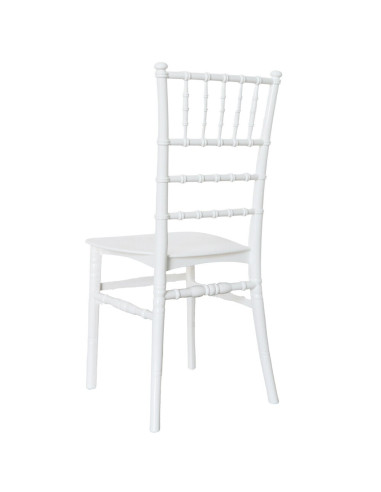 Pack 6 sillas Chiavari blancas silla vintage...