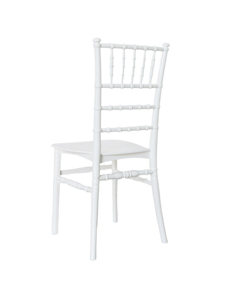 Pack 6 sillas Chiavari blancas silla vintage para catering o casa diseño clásico