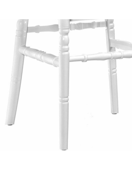 Pack 6 sillas Chiavari blancas silla vintage para catering o casa diseño clásico