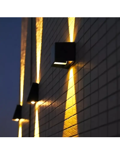 Lámpara de pared con panel solar de doble emisión y... 2