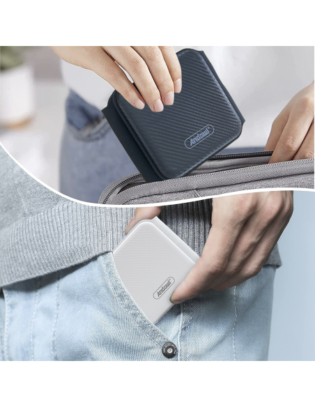 Base de carga magnética 3en1 Cargador inalámbrico portátil plegable dos colores