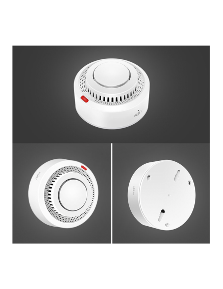 Detector de humo inalámbrico Control por APP Alarma de sonido inteligente WI-Fi