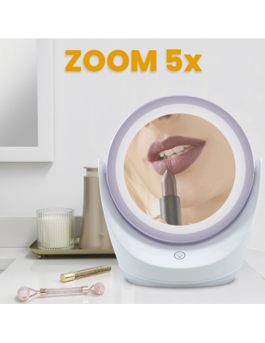 Espejo cosmetico de rotación tablero de la luz...