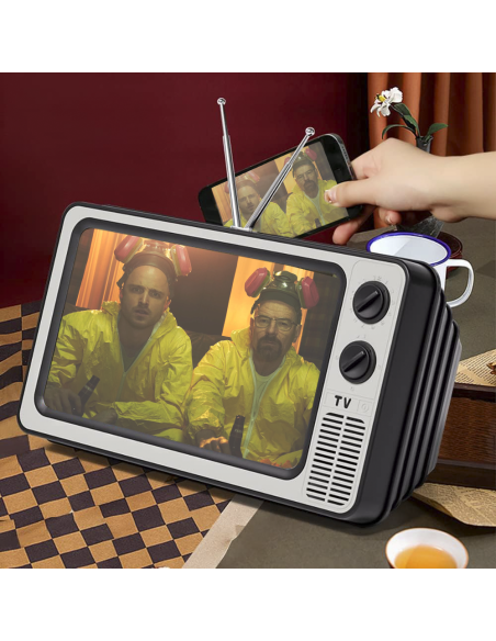 Amplificador de imagen para smartphone efecto lupa 12" Estilo Vintage
