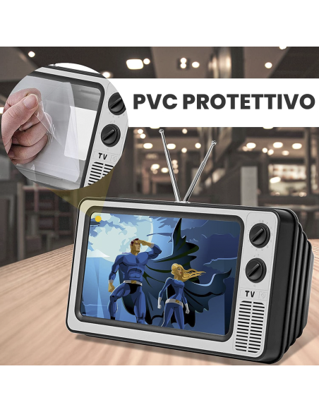 Amplificador de imagen para smartphone efecto lupa 12" Estilo Vintage