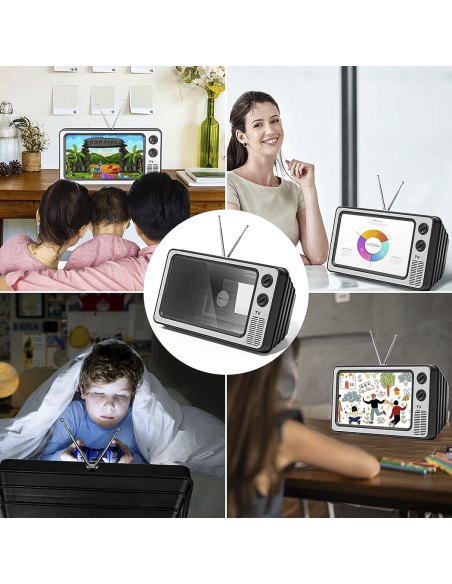 Amplificador de imagen para smartphone efecto lupa 12" Estilo Vintage