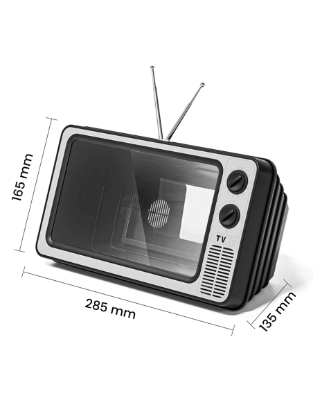 Amplificador de imagen para smartphone efecto lupa 12" Estilo Vintage