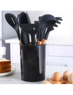 12 utensilios de cocina silicona de calidad alimentaria antiadherente resistente