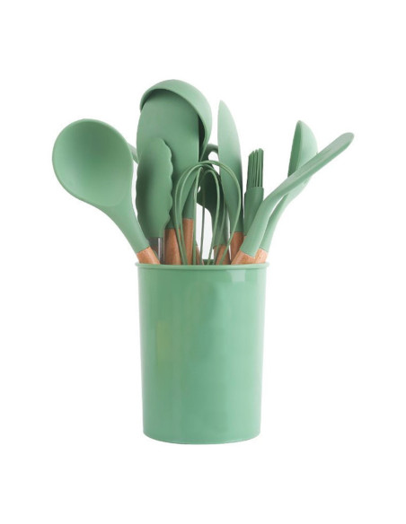 12 utensilios de cocina silicona de calidad alimentaria antiadherente resistente