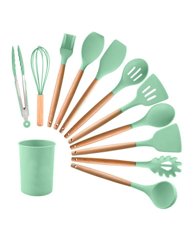 12 utensilios de cocina silicona de calidad...