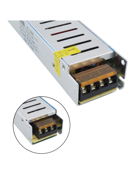 Fuente alimentación estabilizada 24V Transformador LED Corriente 5A 120W