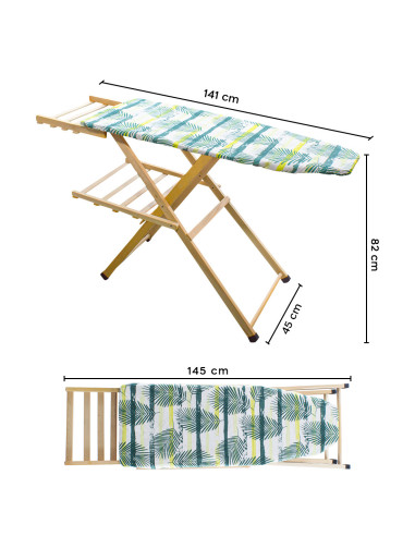 Tabla de Planchar de Madera MARA Plegable con...